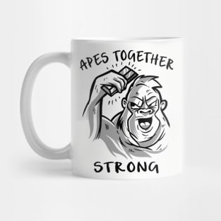 Apes Together Strong Gme Amc Ape Gorilla To the moon Mug